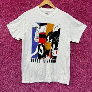 Space Jam A New Legacy Ready to Jam Looney Tunes Movie Tee M